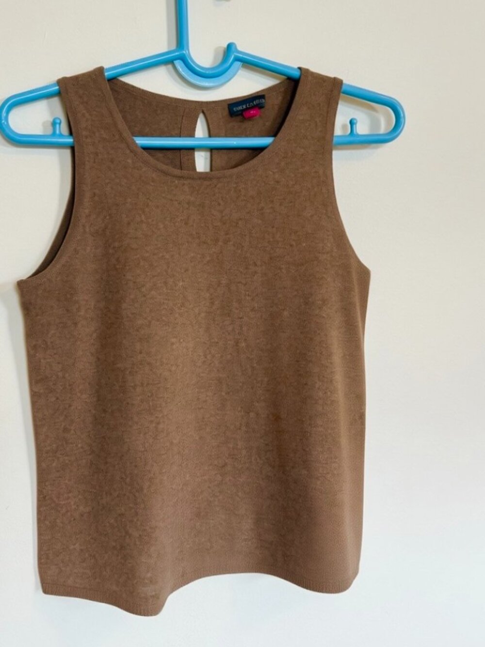 Vince Camuto Cashmere Tank & Midi Skirt Set Brown Size S/M